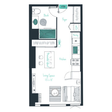 Rendering of the S11 Floor Plan