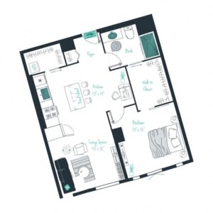 1 bedroom apartment for rent