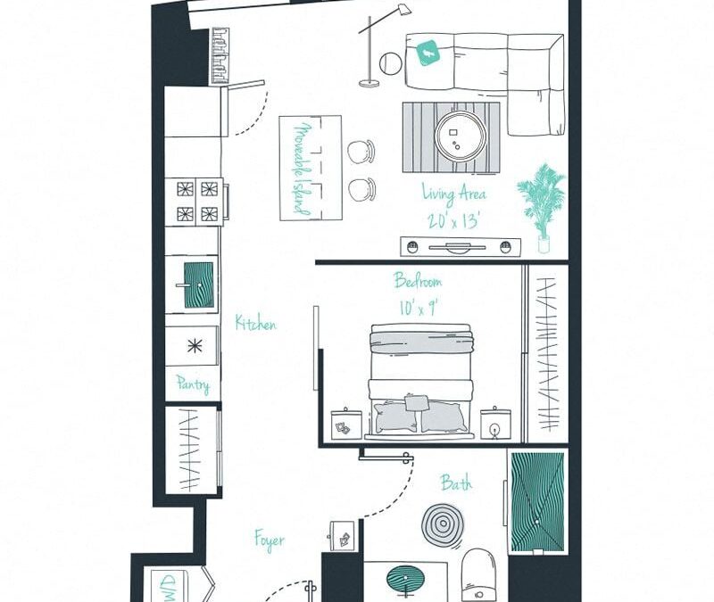 0 bedroom apartment for rent