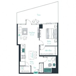 1 bedroom apartment for rent