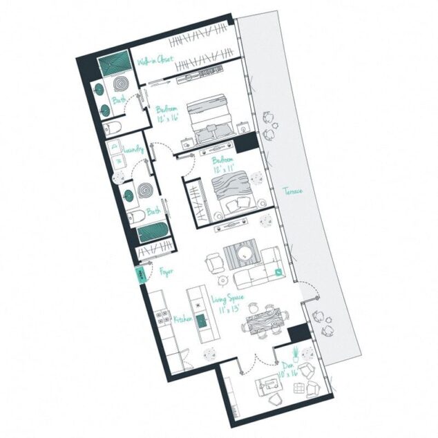2 bedroom apartment for rent