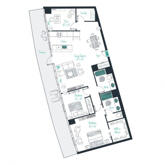 2 bedroom apartment for rent