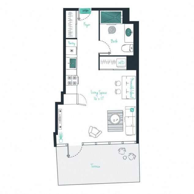 0 bedroom apartment for rent