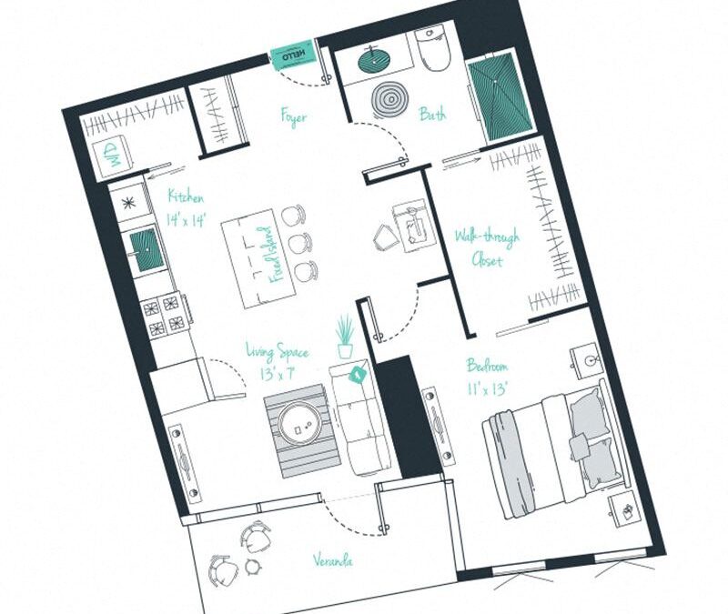 1 bedroom apartment for rent