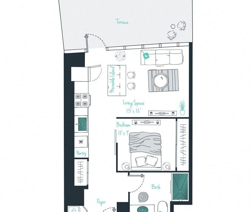 1 bedroom apartment for rent