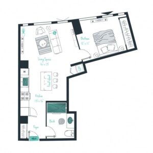 1 bedroom apartment for rent