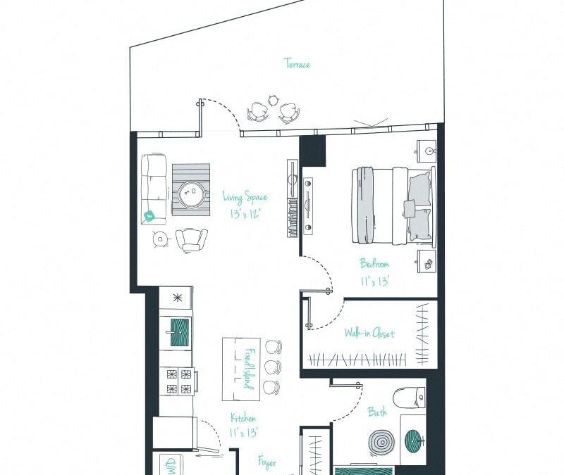 1 bedroom apartment for rent