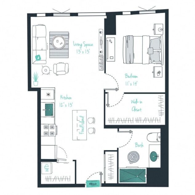 1 bedroom apartment for rent