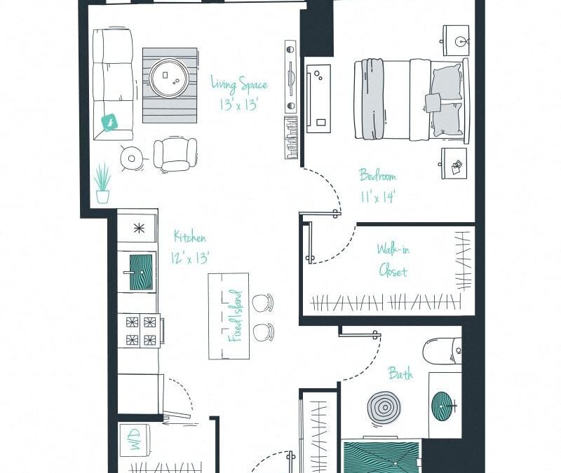 1 bedroom apartment for rent