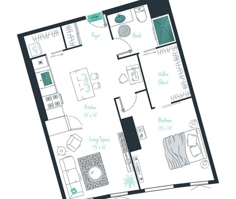 1 bedroom apartment for rent