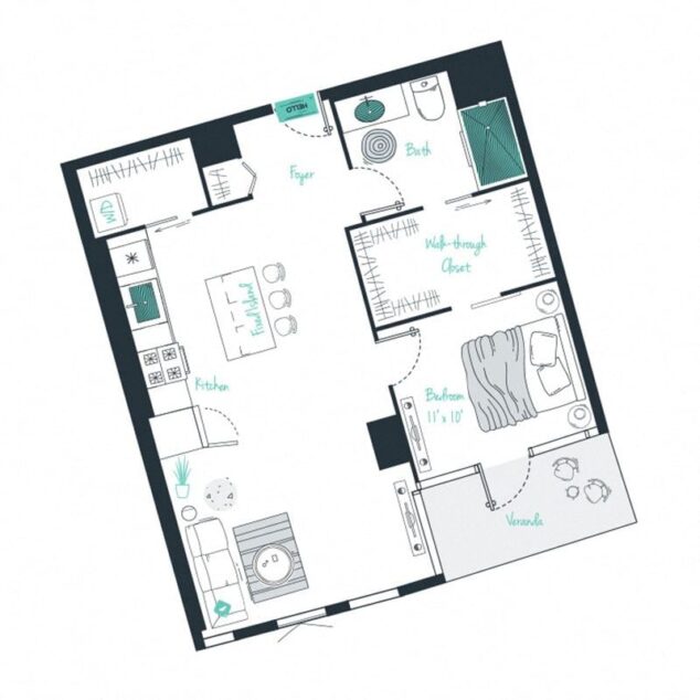 1 bedroom apartment for rent